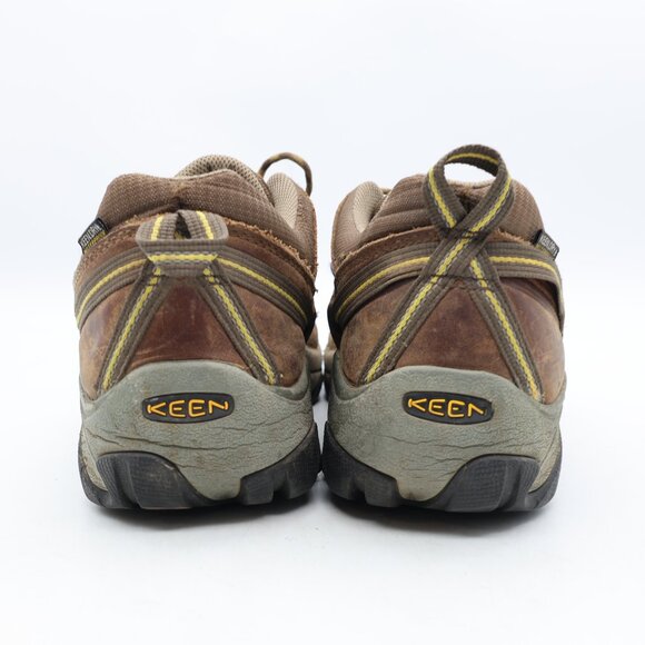 Keen Targhee II Men's 12 Brown Leather Low Top Lace Up Waterproof Hiking Boots - Picture 5 of 12